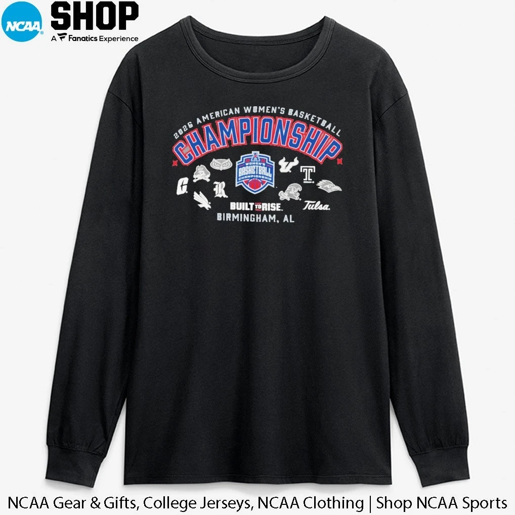 2026 American Women’s Basketball Championship Built To Rise Birmingham Al T-Shirt