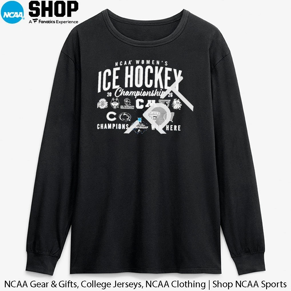 2026 NCAA DI Women’s Ice Hockey Championship Champions Win Here T-Shirt