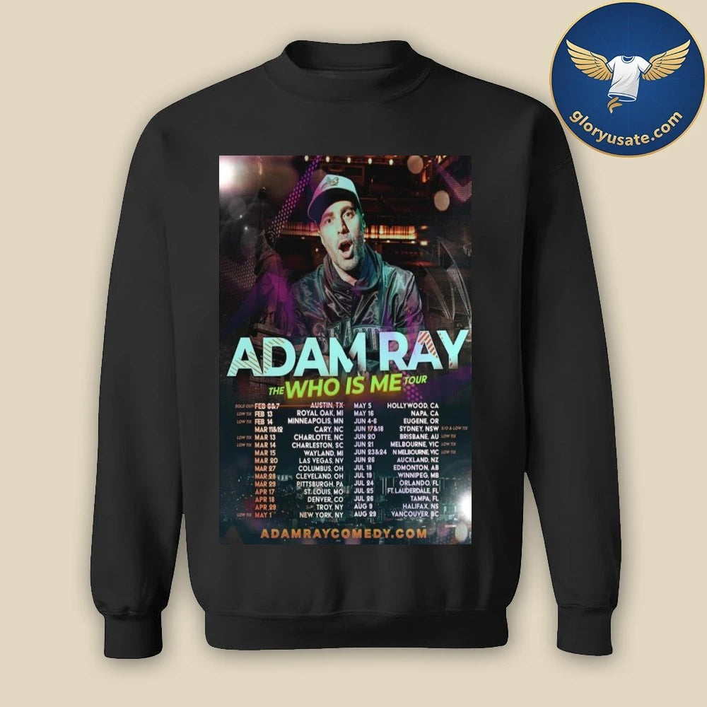 Adam Ray The Who Is Me 2026 Tour Poster Shirt