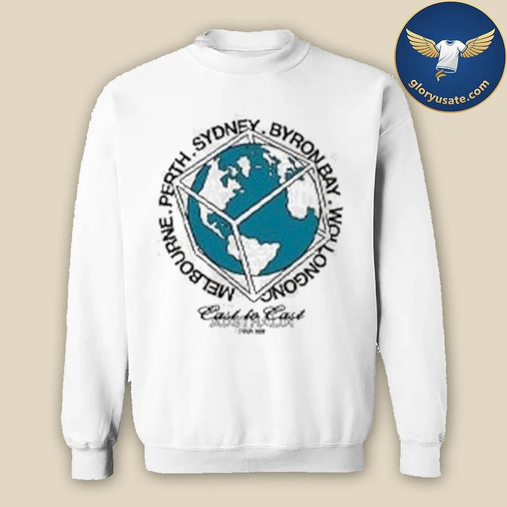 Ali Australia Tour East to East Globe Rectangle T-Shirt