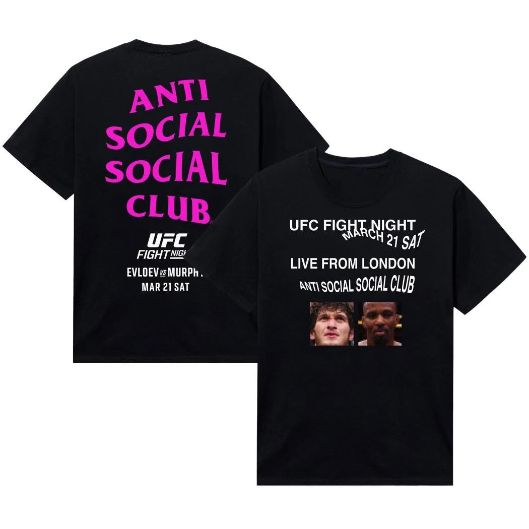 Anti Social Social Club x UFC UK Live Shirt