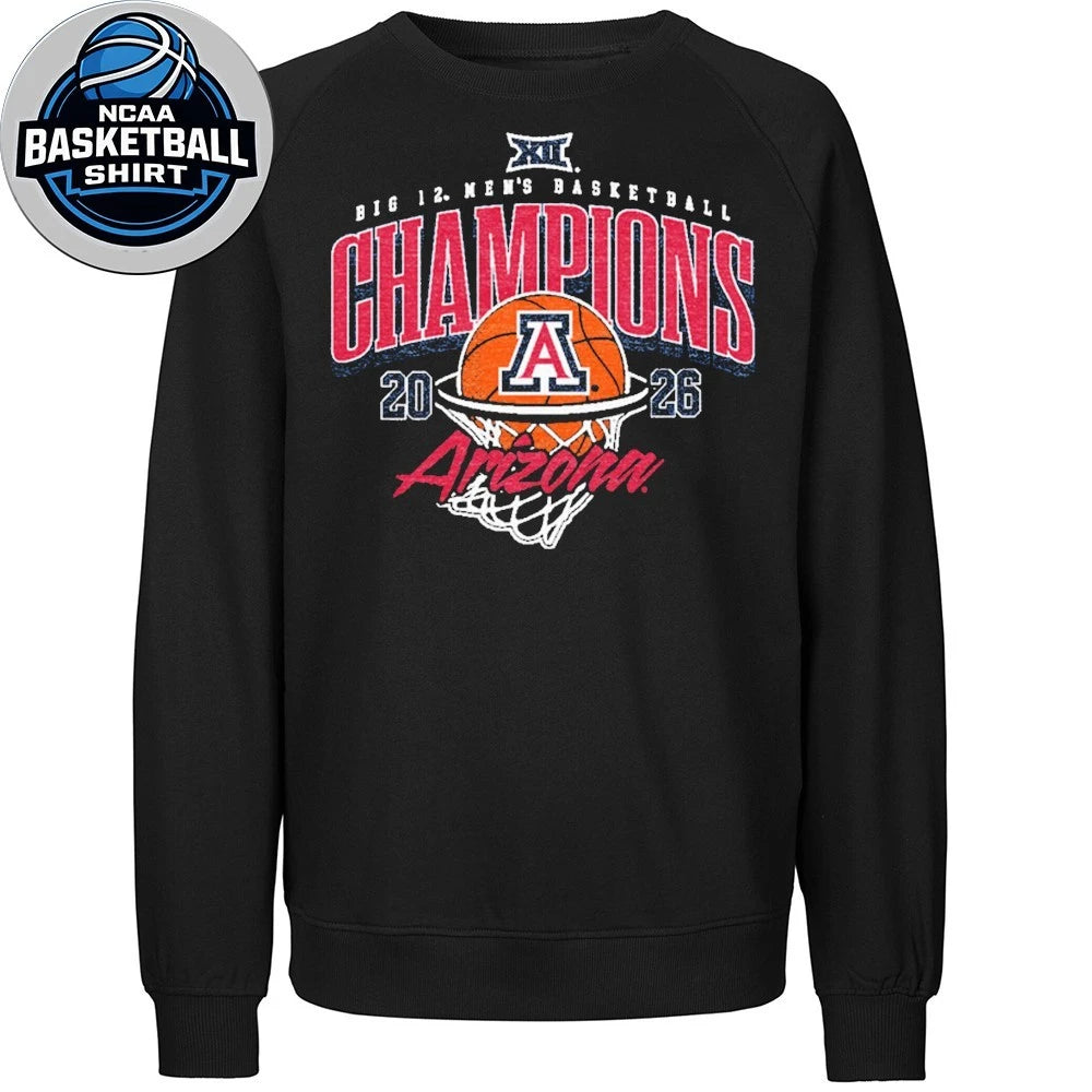 Arizona Men’s Big 12 Tournament Champs 2026 T-Shirt