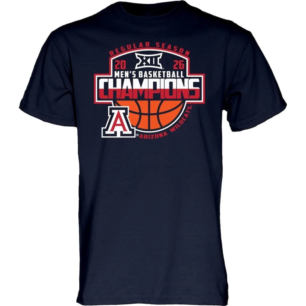 Arizona Wildcats 2026 Big 12 Men’s Basketball Regular Season Champions Shirt