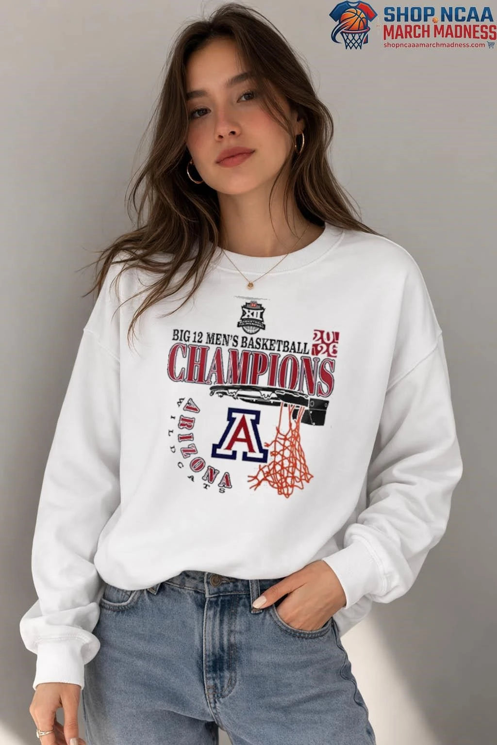 Arizona Wildcats Big 12 Men’s Basketball Tournament Championship 2026 T-Shirt Men’s Basketball Tournament Championship 2026