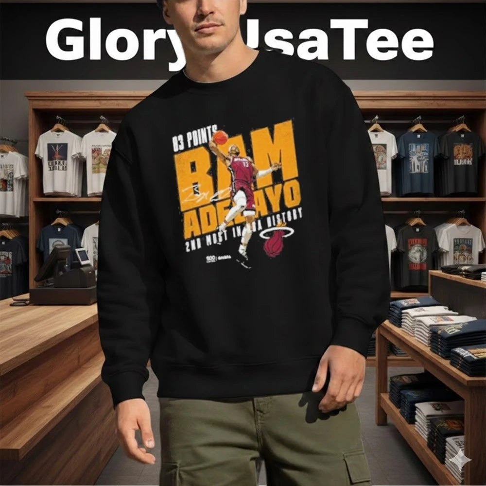 Bam Adebayo Miami Heat 83 Points Shirt