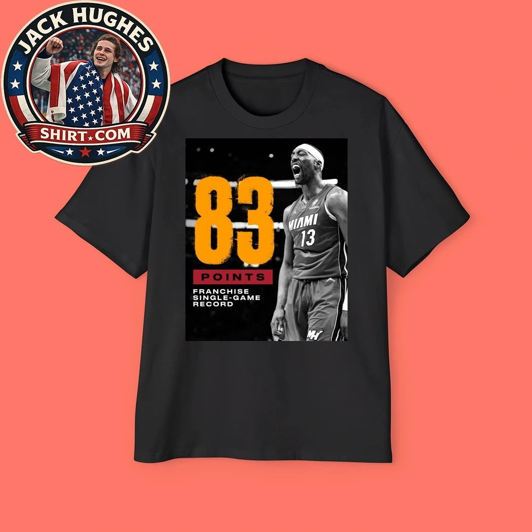 Bam Adebayo’s historic moment as he broke the scoring record in a single game Shirt