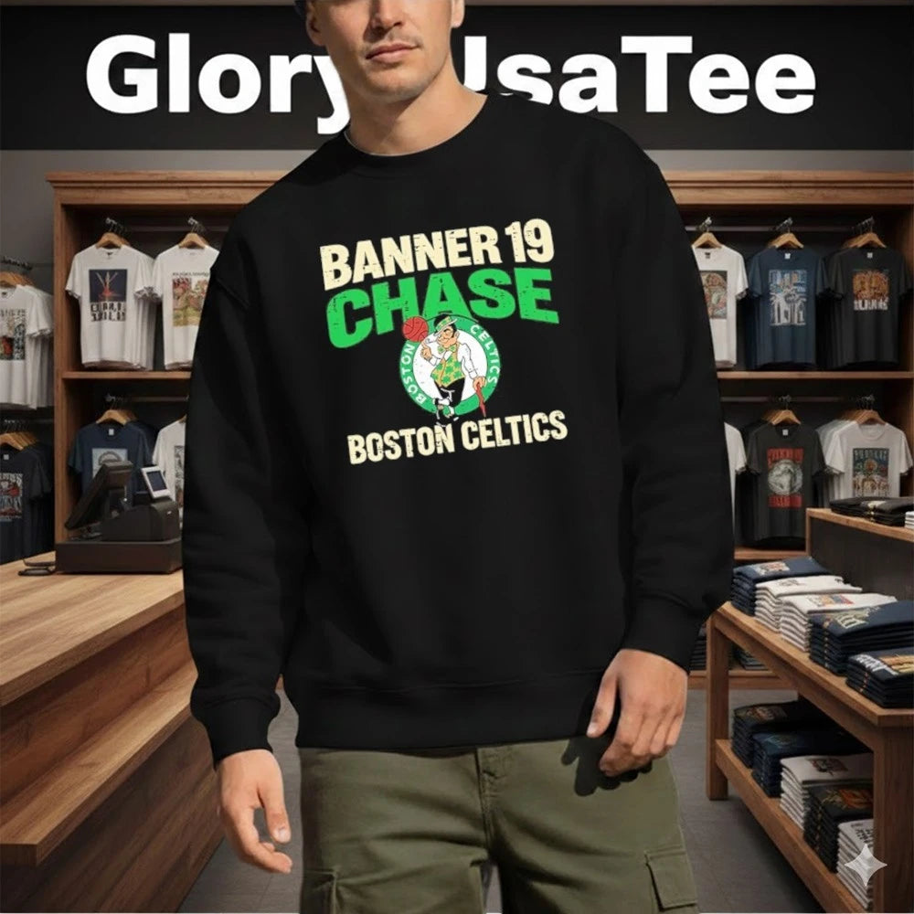 Banner 19 Chase Boston Celtics Vintage Playoff Quest Shirt