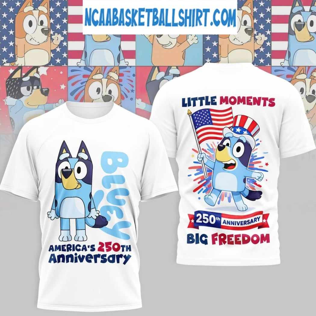 Bluey America’s 250th Anniversary Big Freedom T-Shirt