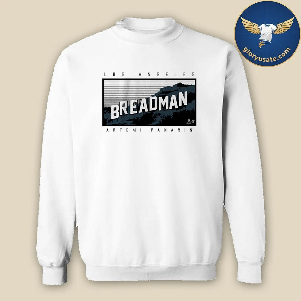 Breadman Artemi Panarin Los Angeles Hockey Sign Shirt