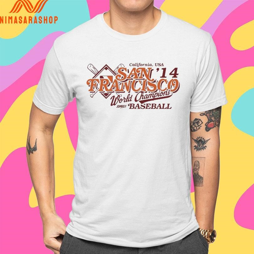 California USA ’14 San Francisco World Champions Baseball Shirts