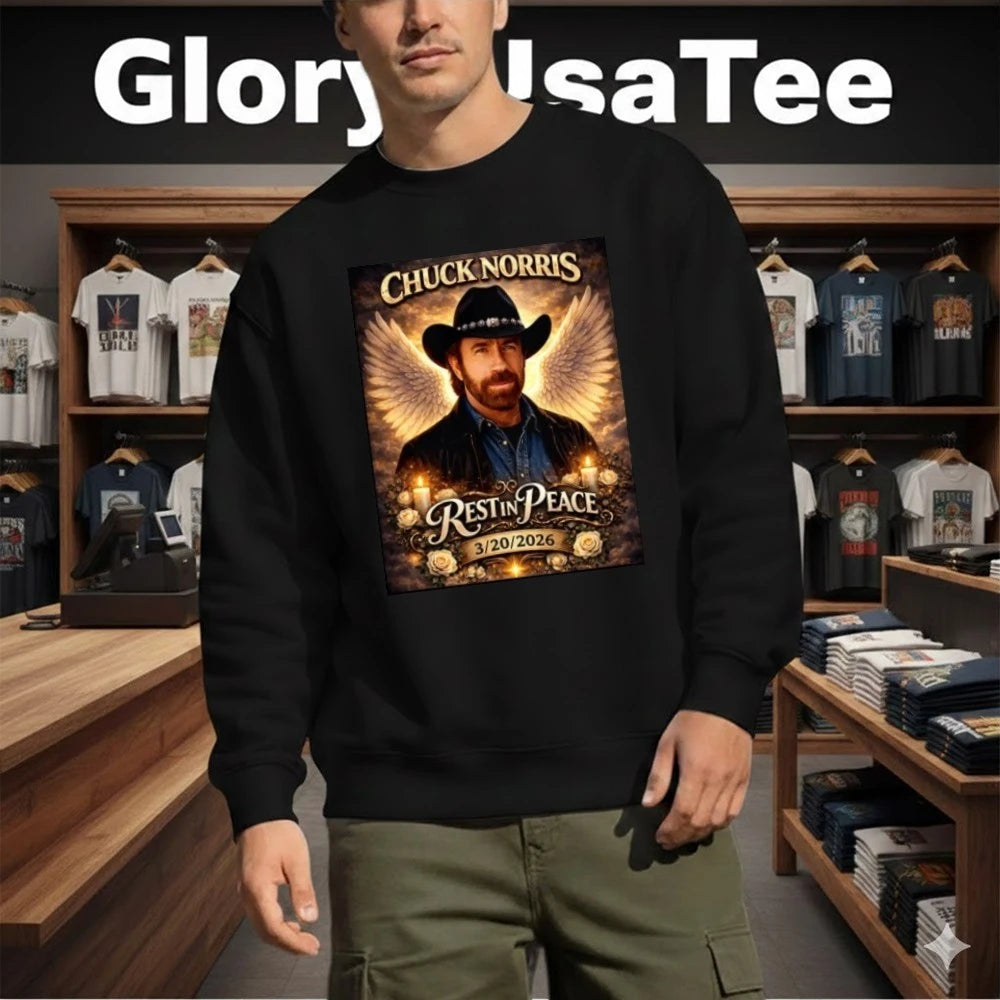 Chuck Norris Rest in Peace Memorial Shirt