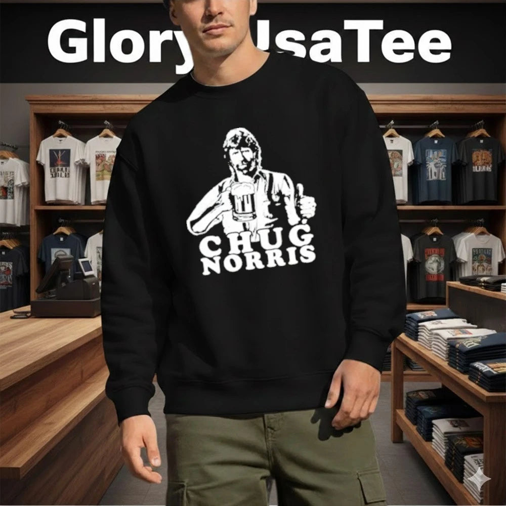 Chug Norris Shirt Cool Drinking Beer Shirt