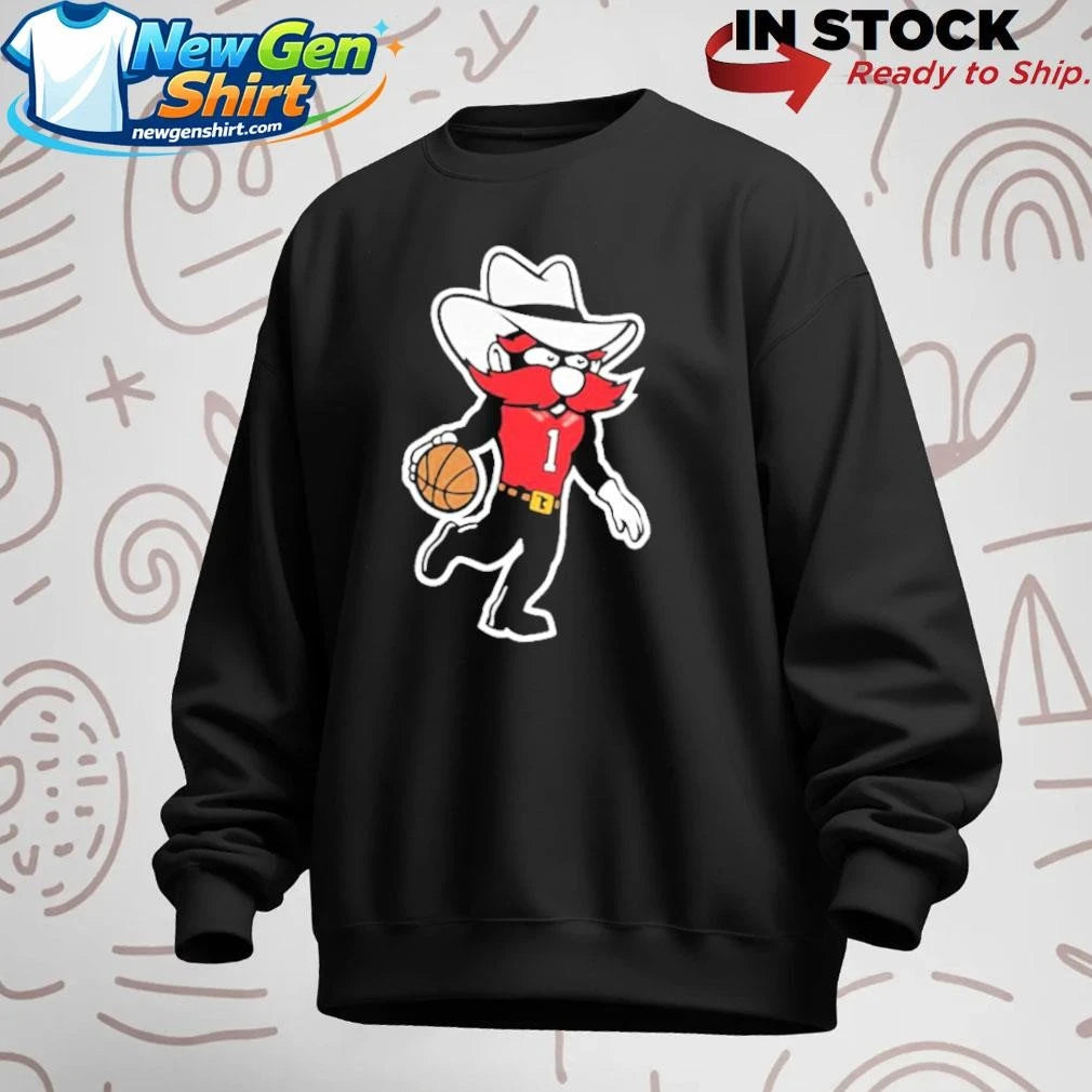 Coach Grant McCasland Raider Red Basketball Shirt