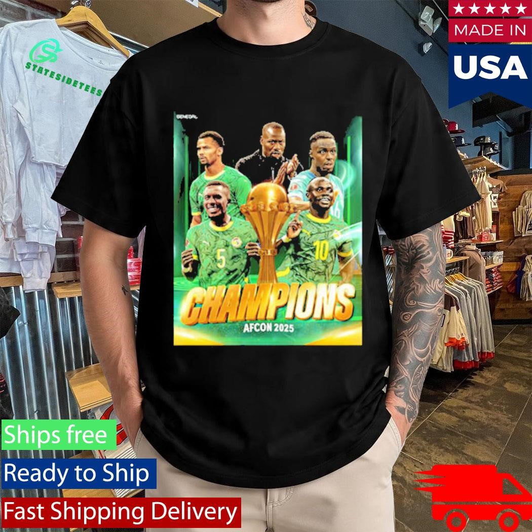 Congrats Senegal Champions AFCON 2025 Shirt