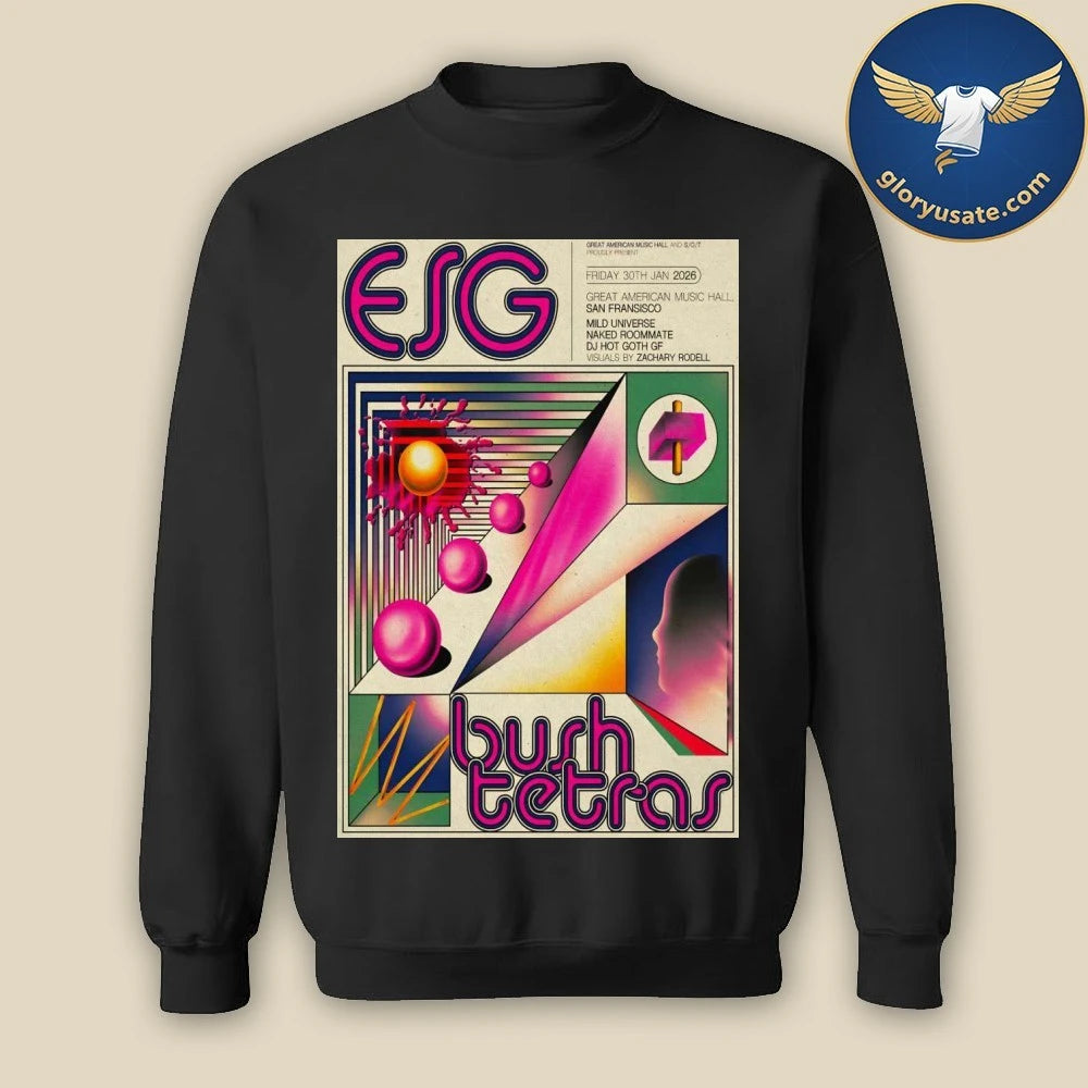ESG And Bush Tetras San Francisco CA 1-30-2026 Poster Shirt