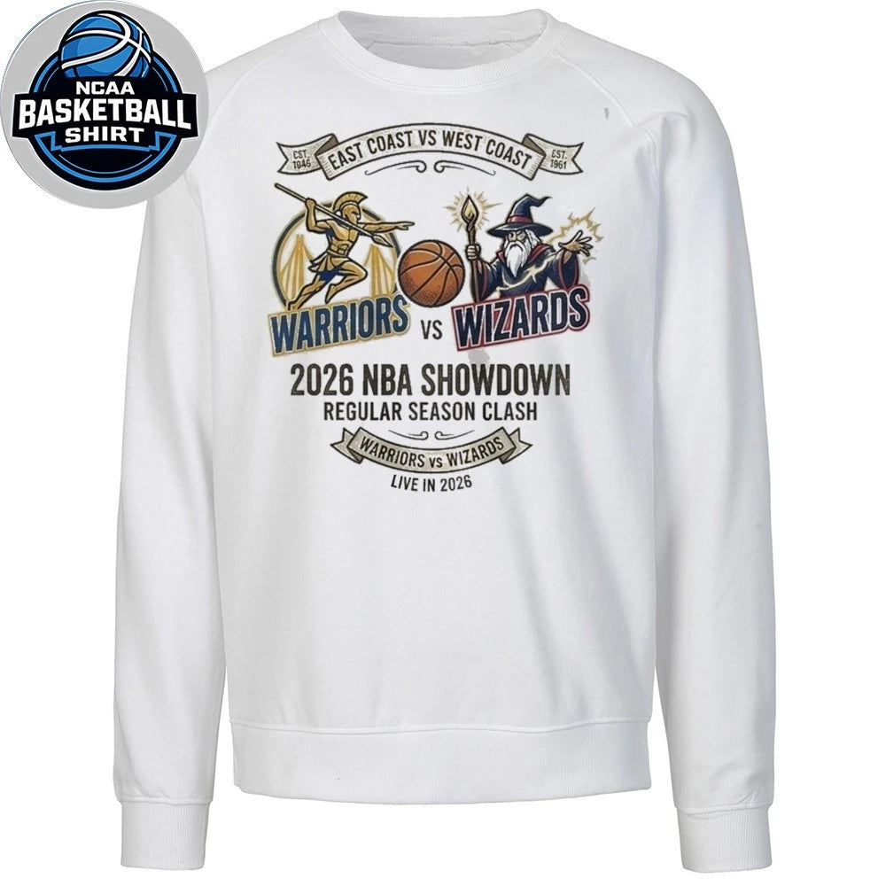 East Coast Vs West Coast Warriors Vs Wizards Nba 2026 Shirt