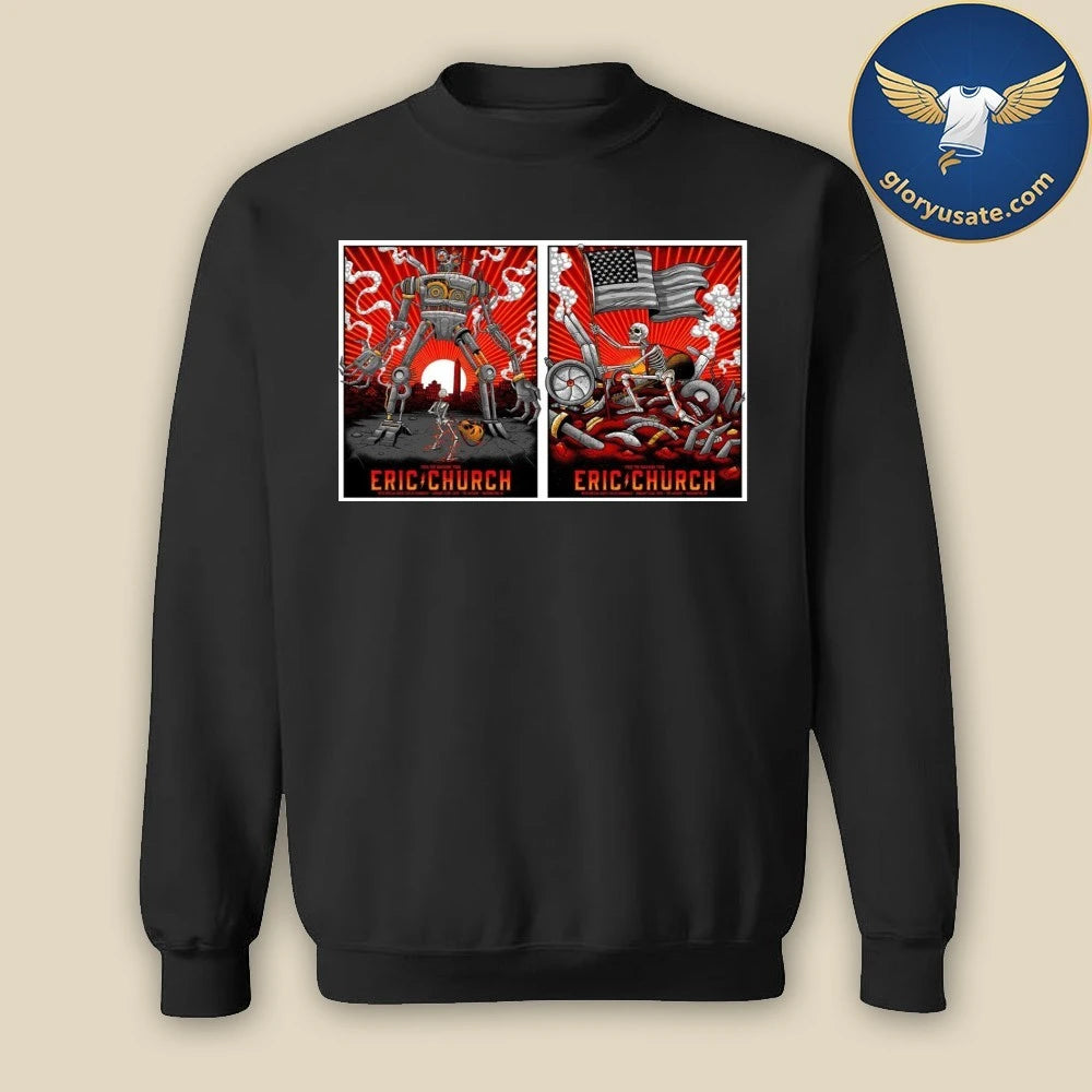 Eric Church The Anthem Washington, DC January 22-23 2026 Tour Poster Shirt