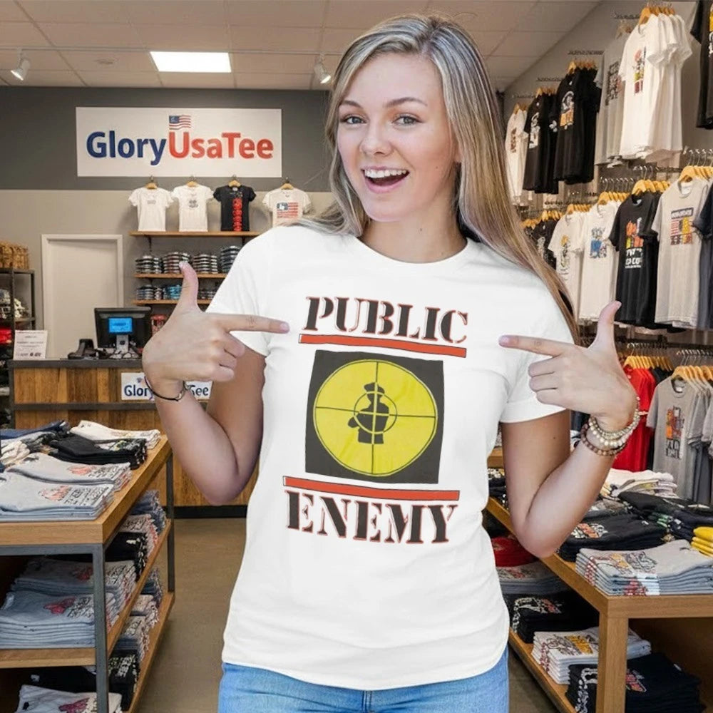 Eric Sohn With Public Enemy Shirt