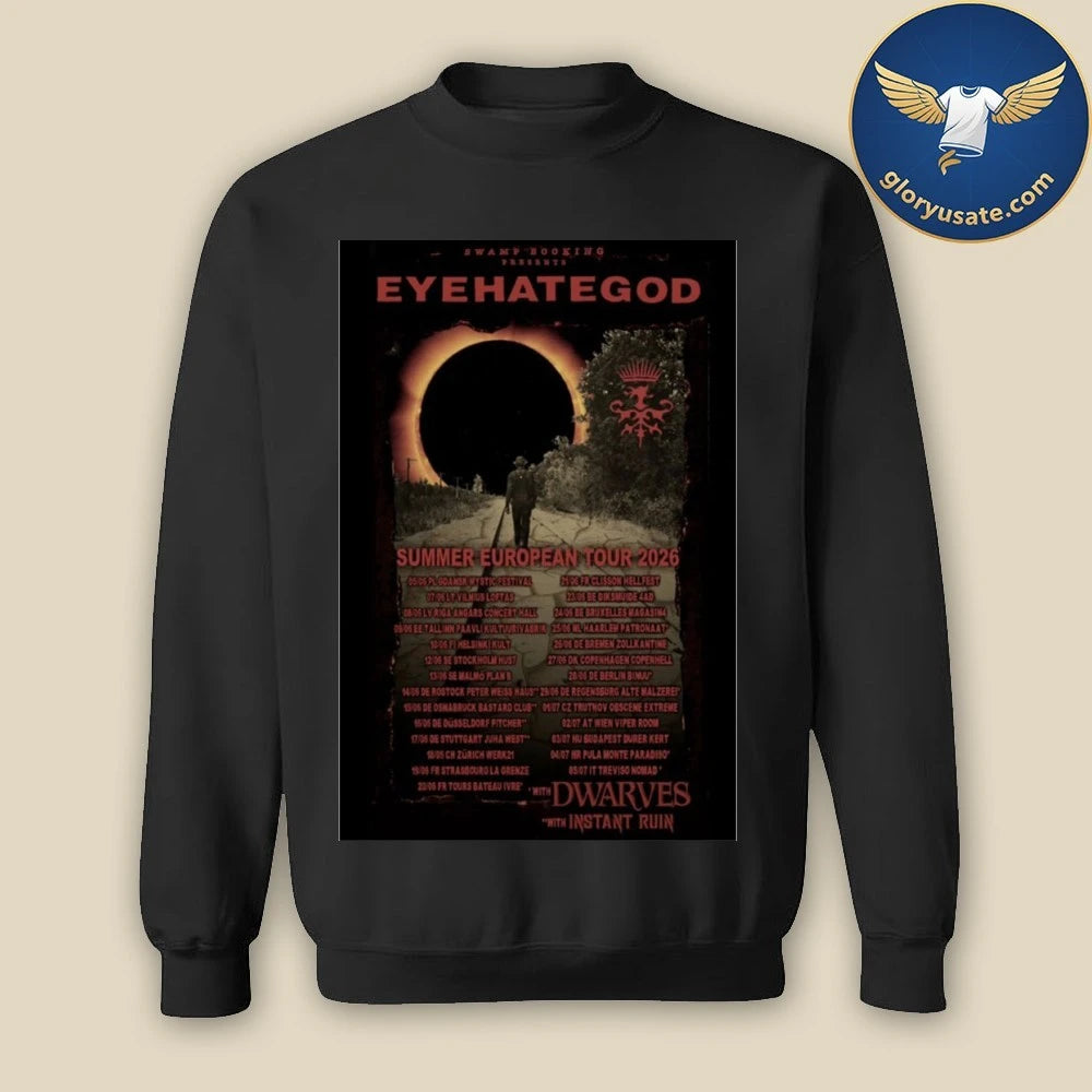 Eyehategod Summer European Tour 2026 Poster Shirt
