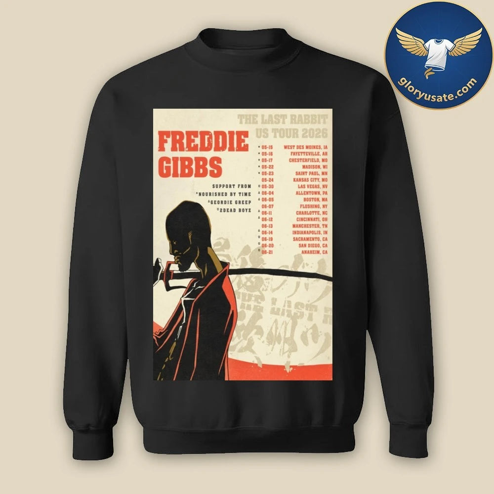 Freddie Gibbs The Last Rabbit US Tour 2026 Poster Shirt