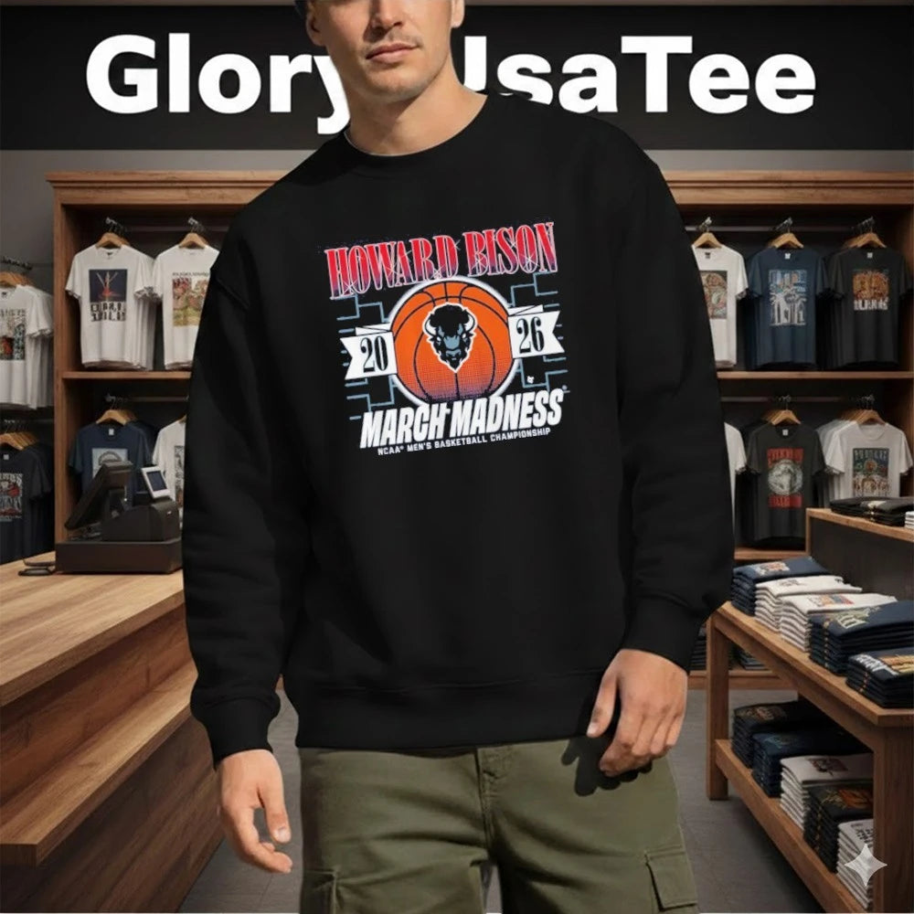Howard Bison MBB 2026 March Madness NCAA Men’s Basketball Championship Shirt