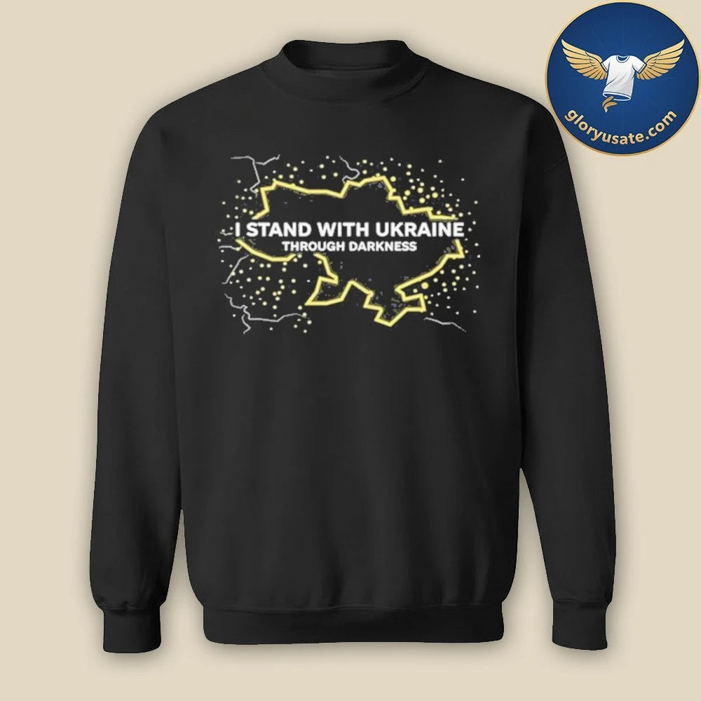 I Stand With Ukraine Through Darkness T-Shirt