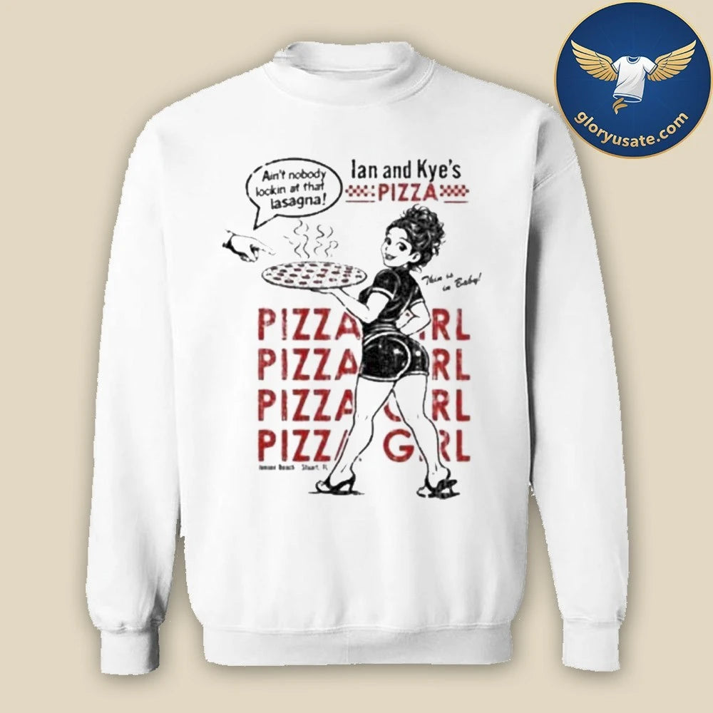 Iankyespizza Merch Store Shop Ian & Kyes Pizza Girl T-Shirt