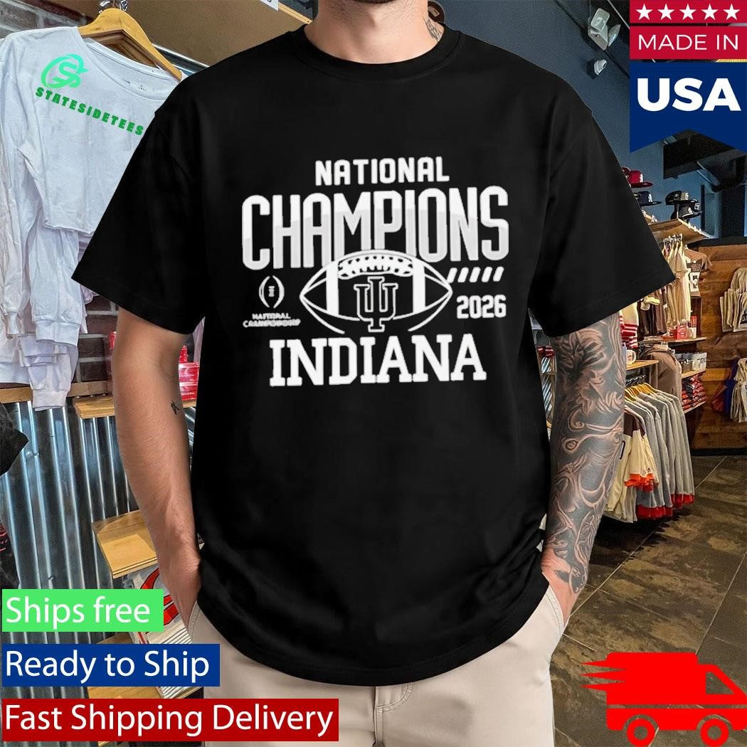 Indiana University Hoosiers Cfp National Champions 2026 Logo Shirt
