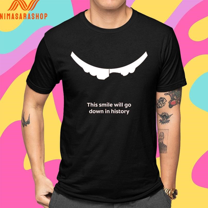 Jack Hughes This Smile Will Go Down In History Shirts