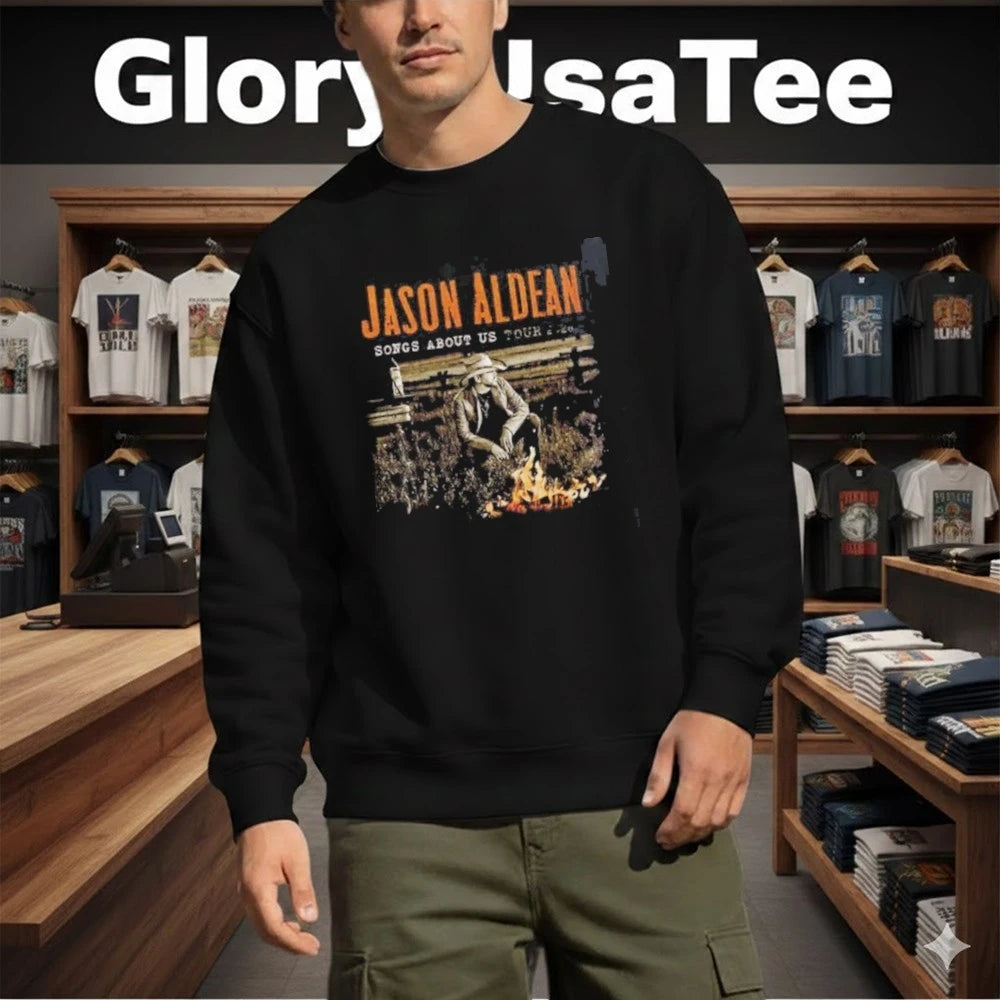 Jason Aldean Songs About Us Tour 2026 North America Schedule T-Shirt