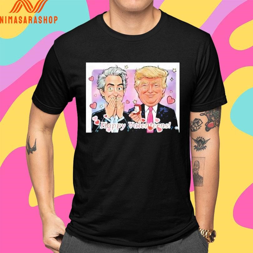 Jeffrey Epstein & Donald Trump Graphic Shirts