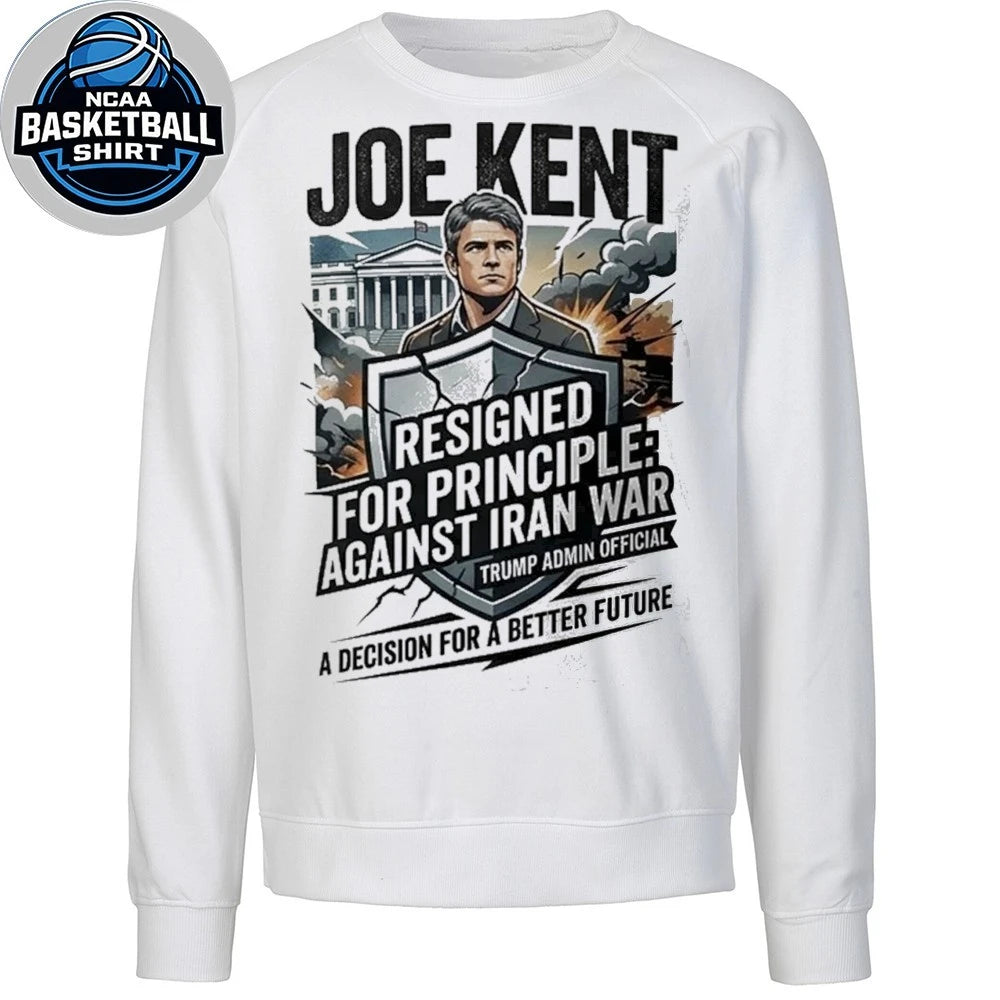 Joe Kent Resigned For Principle Against Iran War Trump Admin Official Logo T-Shirt