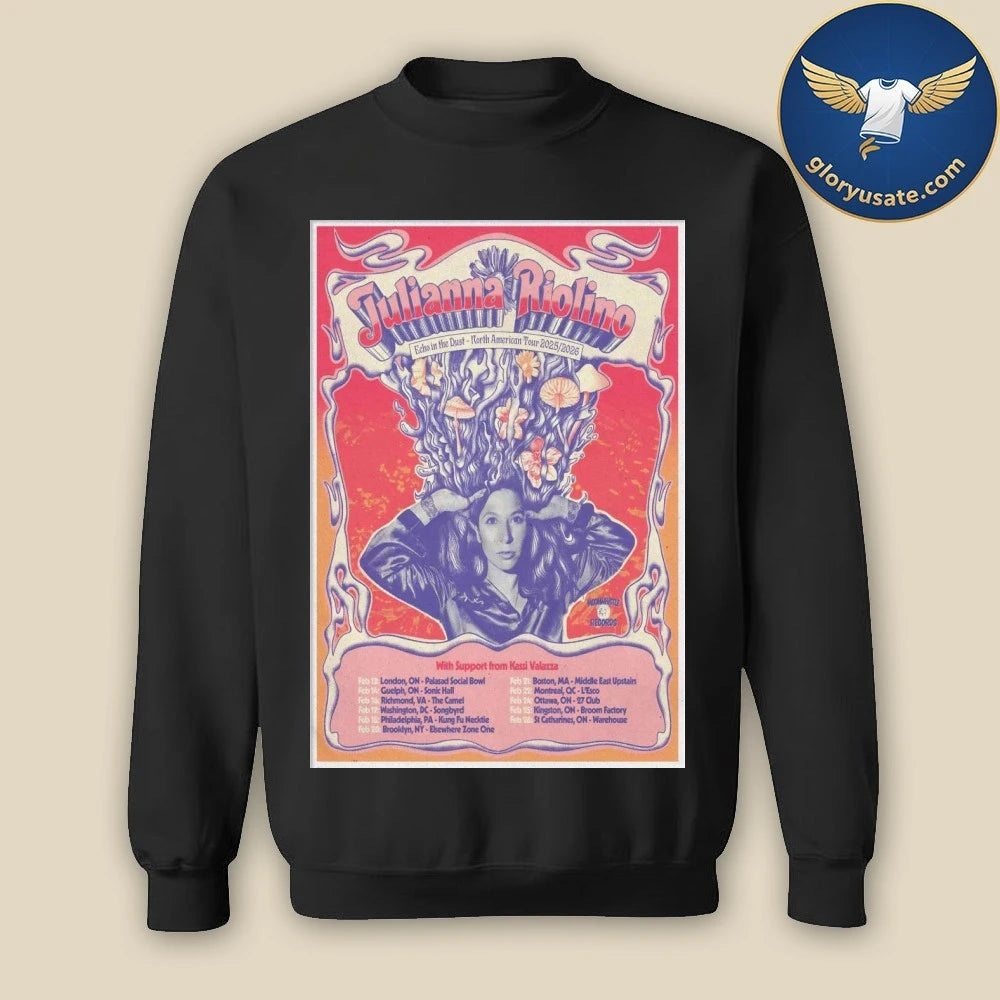 Kassi Valazza North American Tour 2026 Poster Shirt