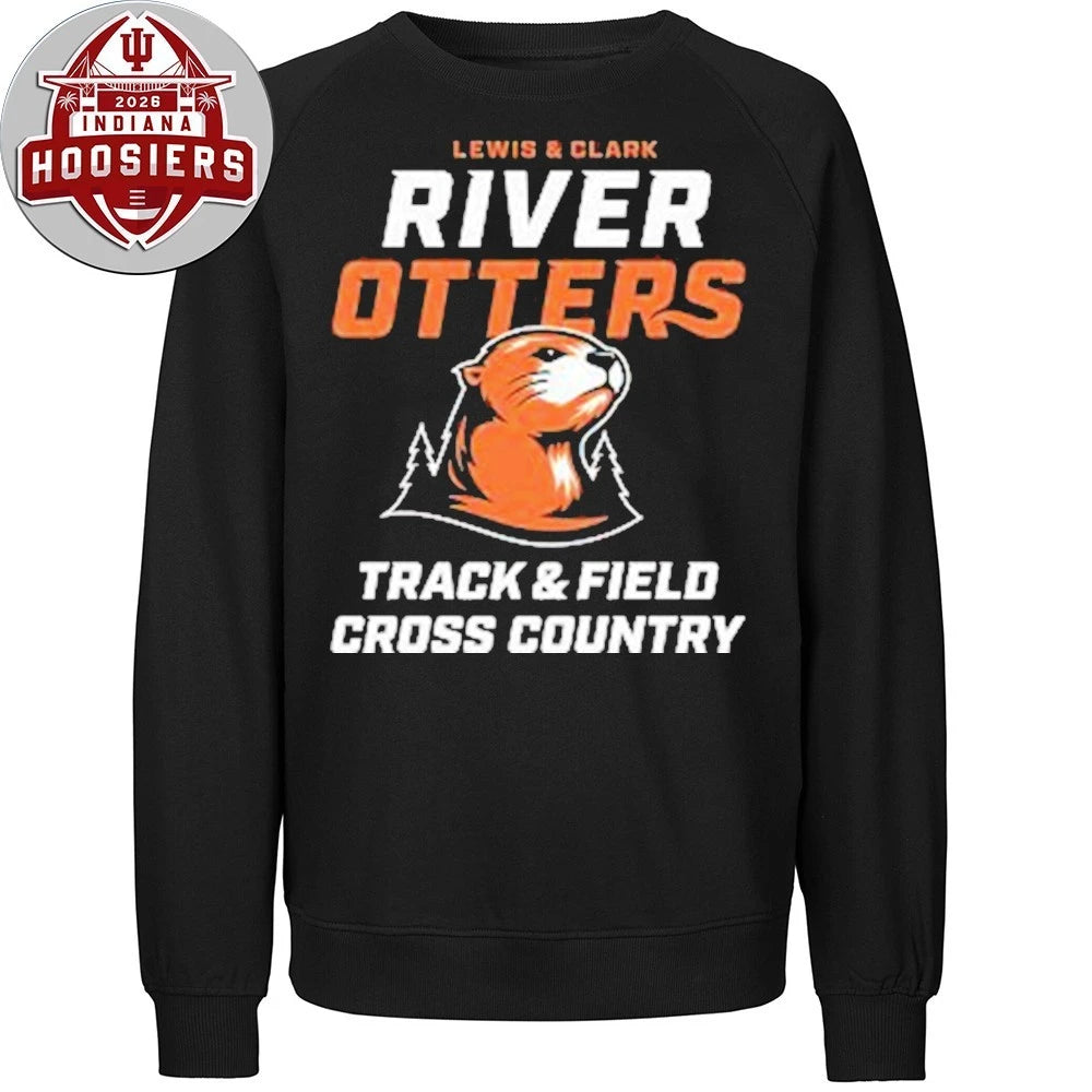 Lewis And Clark River Otters Track And Field Cross Country Logo T-Shirt