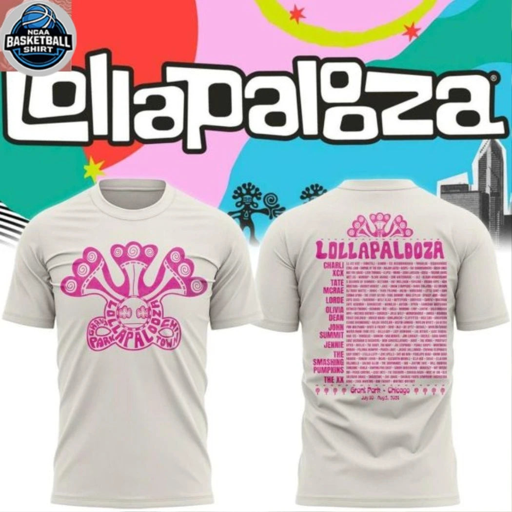 Lollapalooza 2026 Lolla Guide Lineup Hoodie T-Shirt