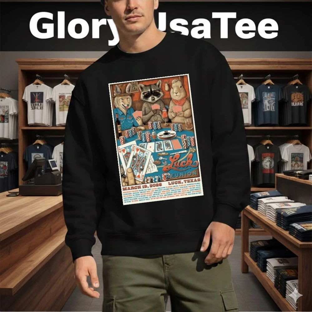 Luck Reunion March 19 2026 Luck, Texas Concert Poster Shirt