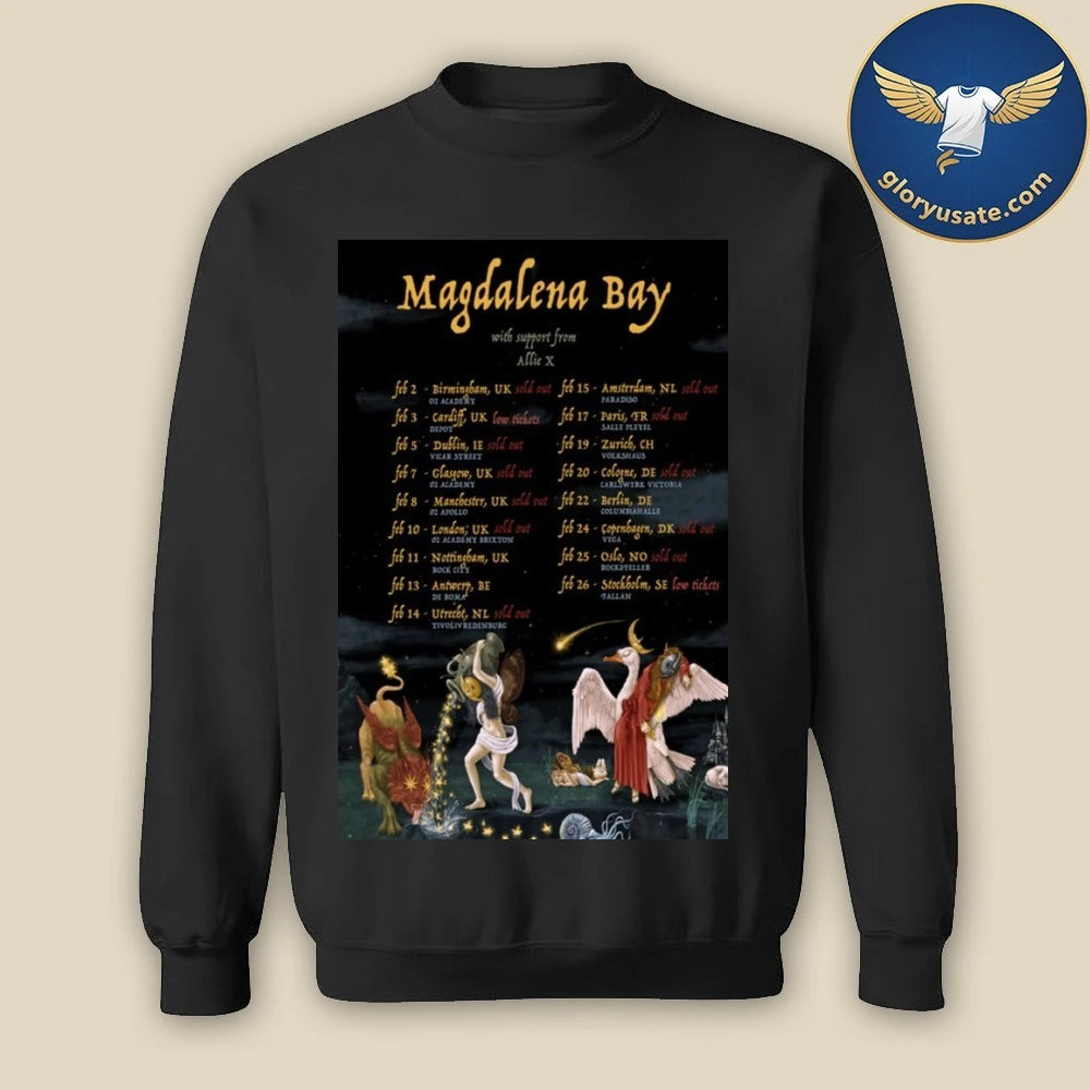 Magdalena Bay & Allie X Tour 2026 Poster Shirt