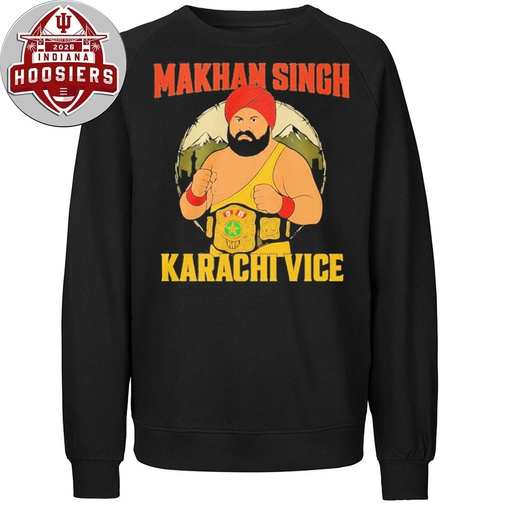 Makhan Singh Karachi Vice Professional Wrestler Shirt