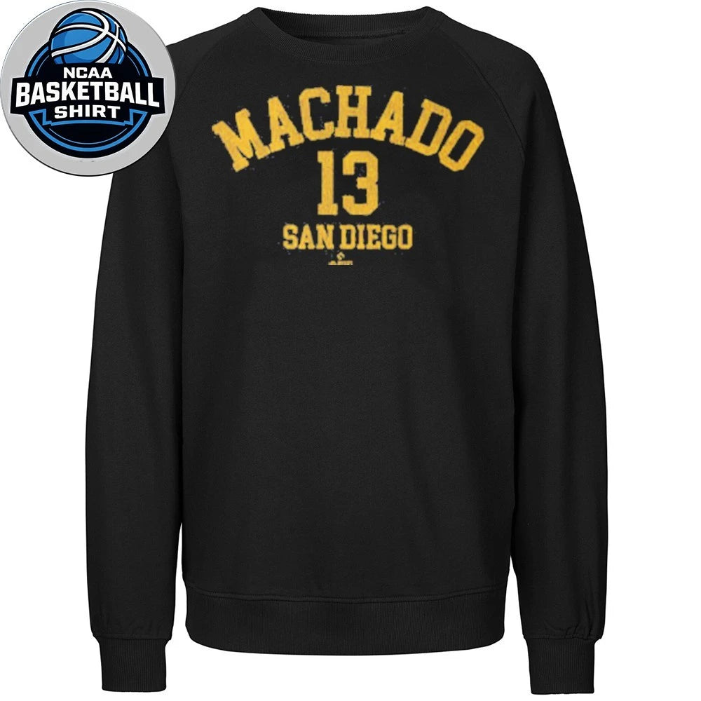 Manny Machado October’s Finest San Diego Baseball Fan Name & Number Graphic T-Shirt