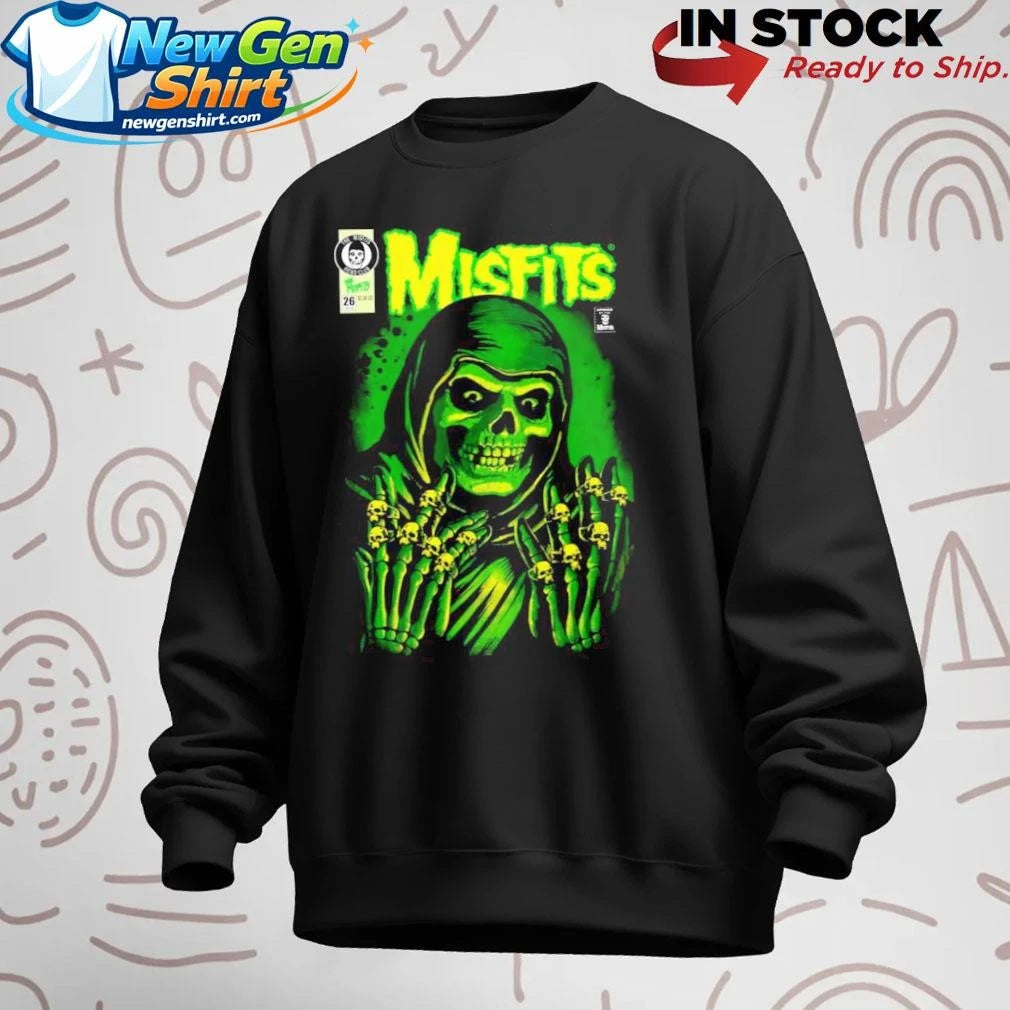 Misfits X Yesterdays WonderCon Anaheim 2026 Exclusives Emerald Hell Shirt