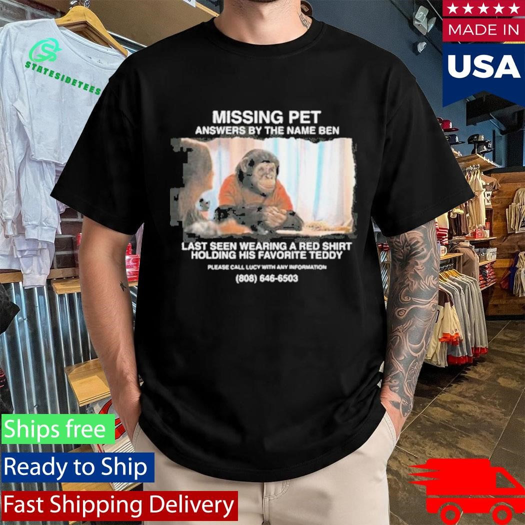 Missing Pet Answers By The Name Ben Last Seen Wearing A Red Shirt