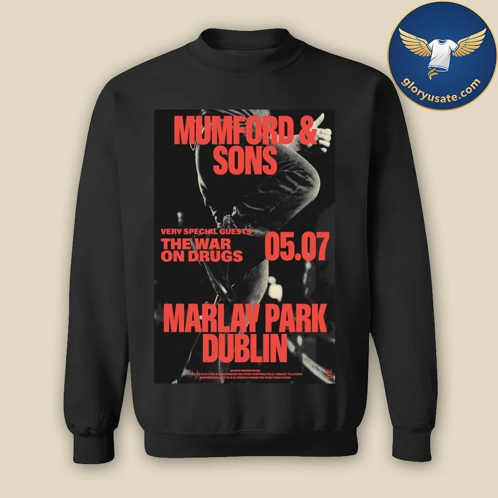 Mumford & Sons July 5 2026 Marlay Park Dublin Poster Shirt