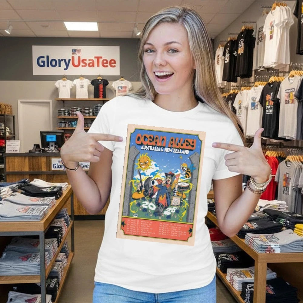 Ocean Alley Australia And New Zealand 2026 Shows Poster Shirt