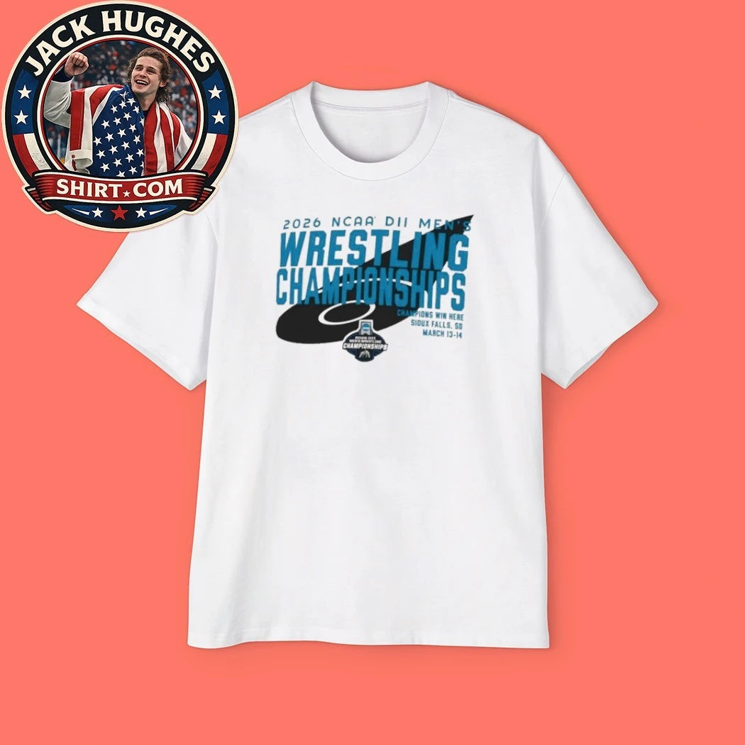 Official 2026 Ncaa Dii Mens Wrestling Championships Sioux Falls Sd Shirt