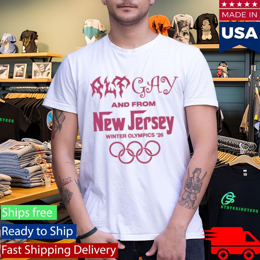 Official Alt Gay And From New Jersey Winter Olympics 26 Shirt