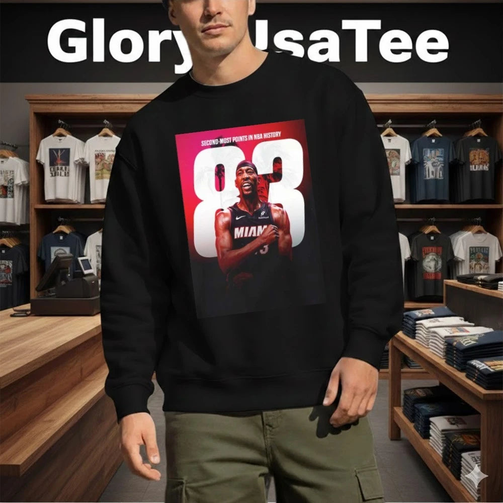 Official Bam Adebayo Miami Heat 83 Points Second Most Points In NBA History Shirt
