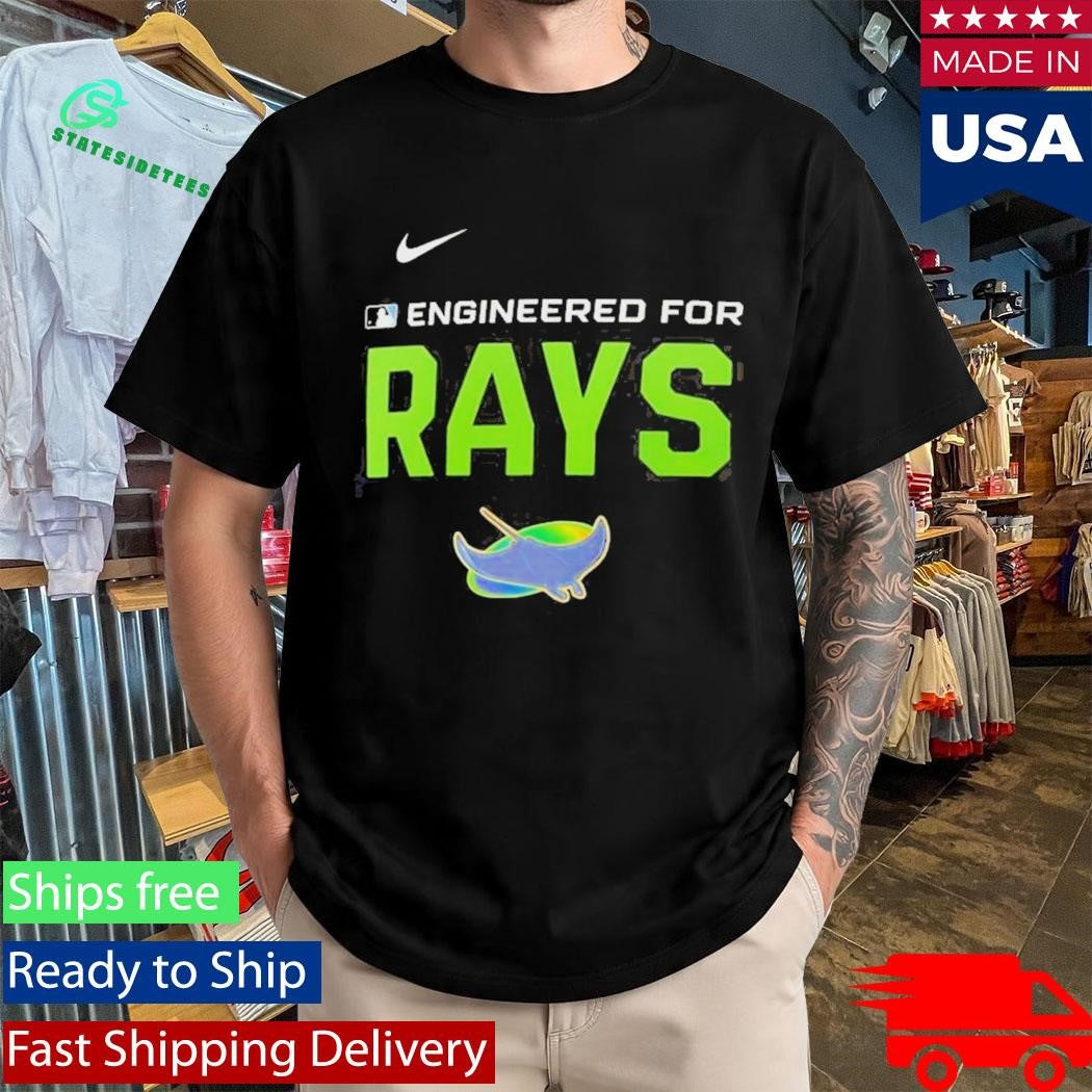 Official Engineered For Tampa Bay Rays MLB Logo 2026 T-Shirt