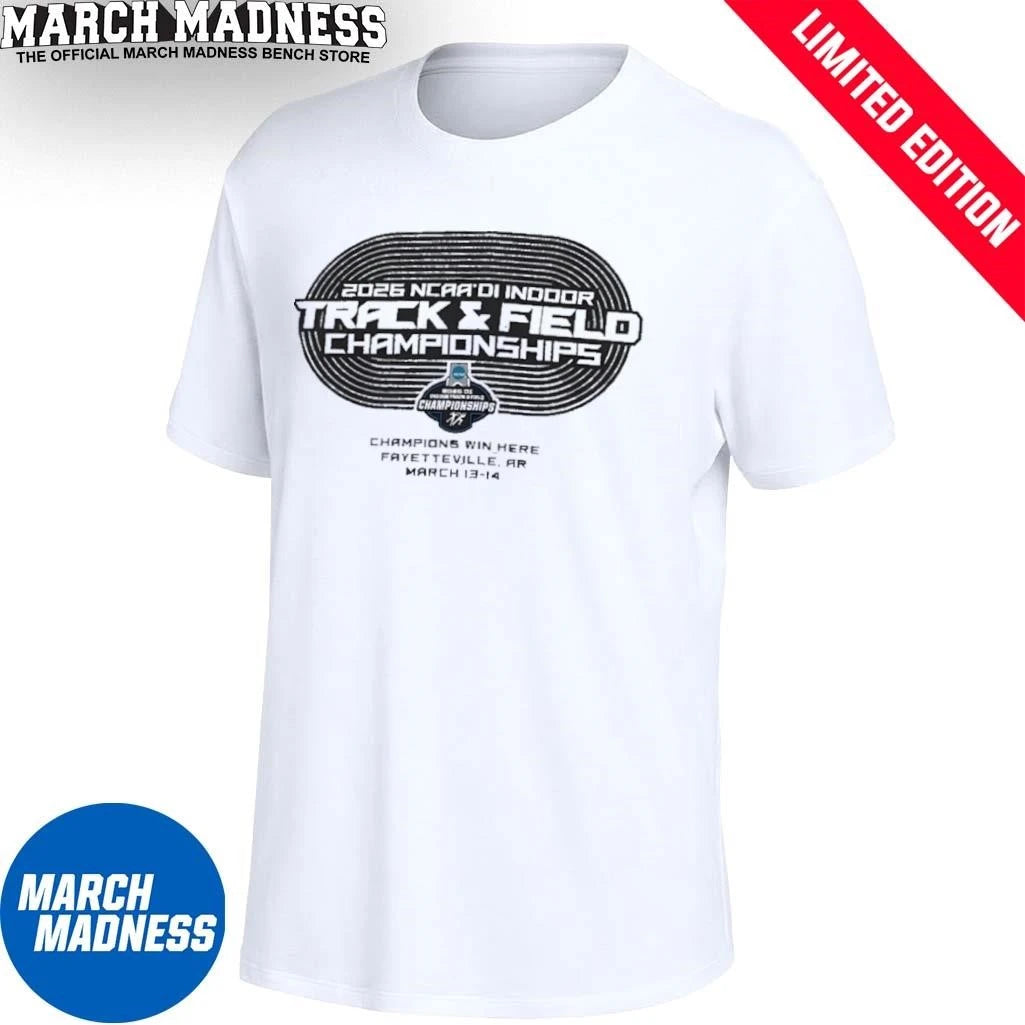 Official March 13-14 Division I Indoor Track & Field Final T-Shirt