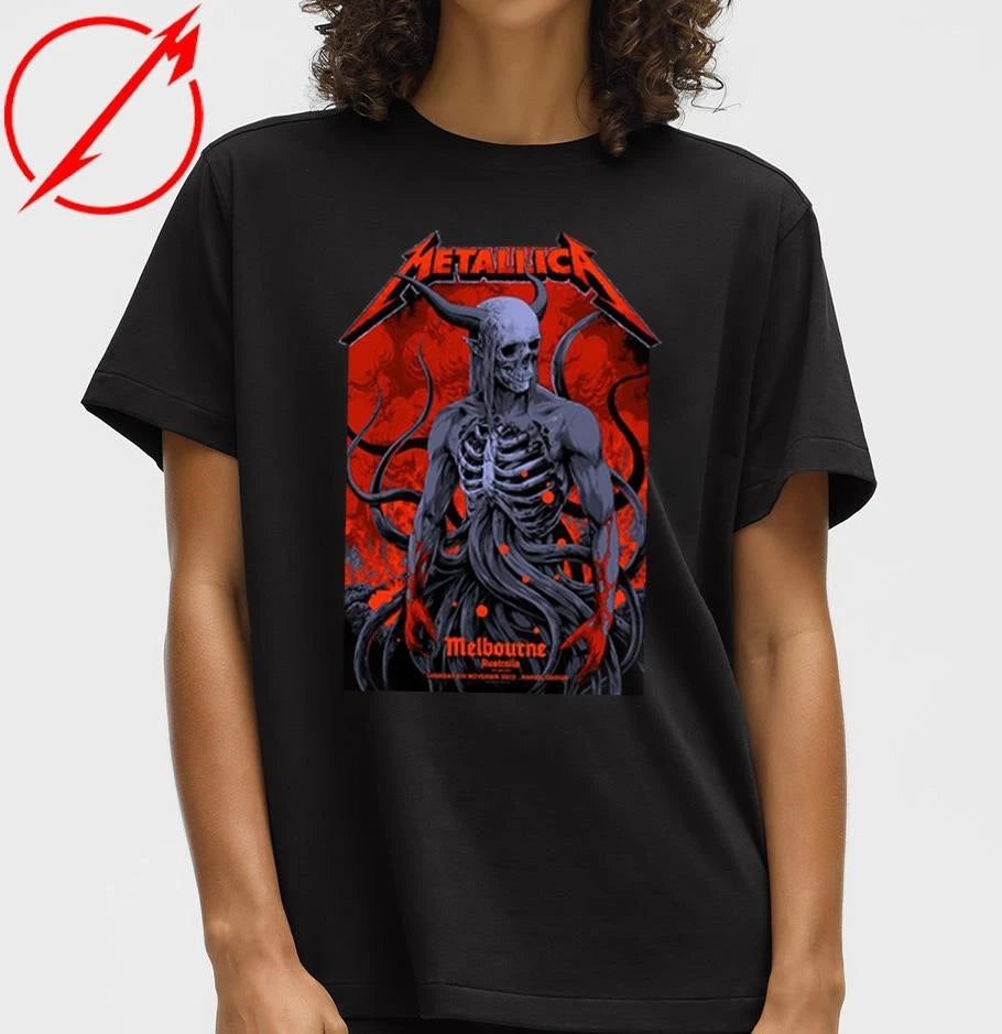 Official Metallica M72 Melbourne Australia November 8, 2025 Art Ken Taylor’s Pop-up shop T-Shirt