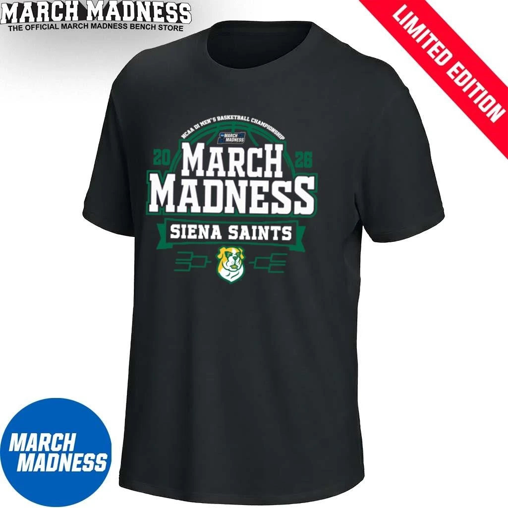 Official Siena Saints March Madness NCAA Men’s Basketball 2026 T-Shirt